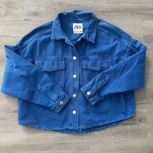 Zara Blue Denim Jacket